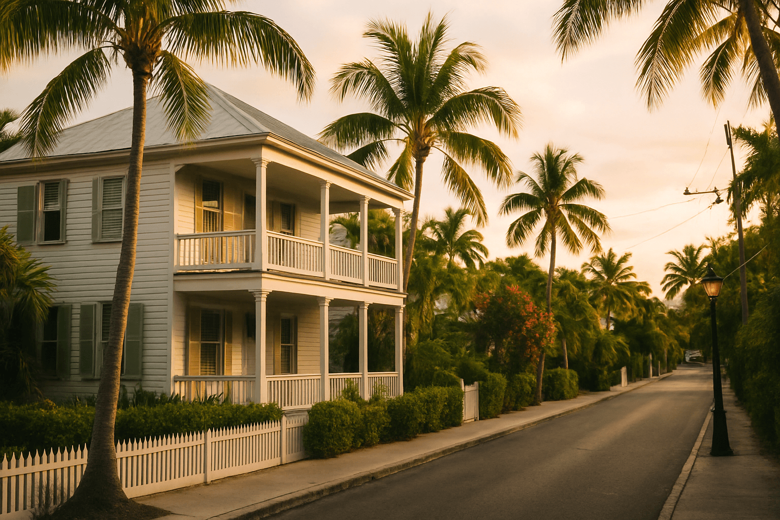 Key West residential real estate visual accompanying the October 2026 average and median home-price analysis
