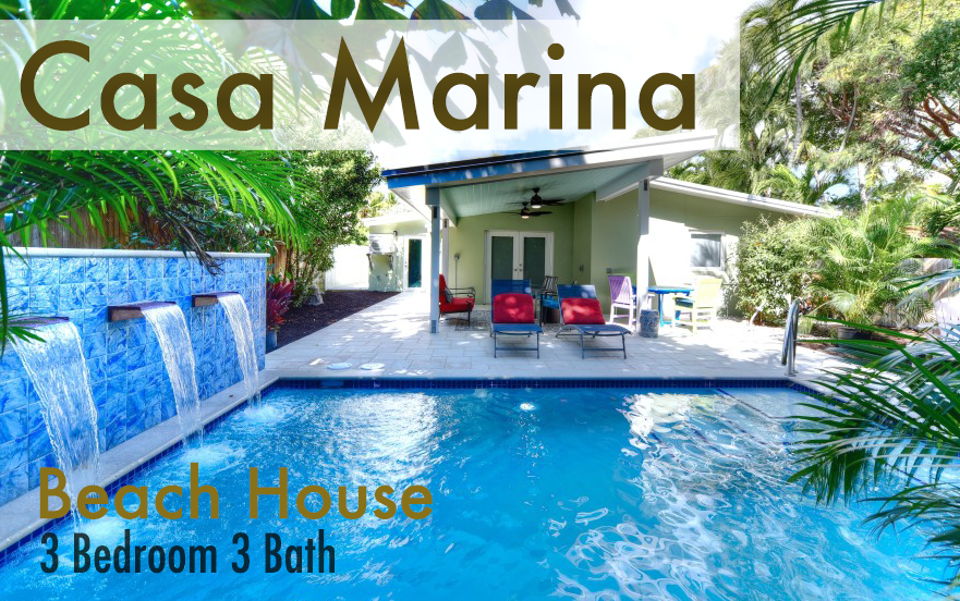 Casita Casa Marina vacation rental — pool and patio. View rental details.